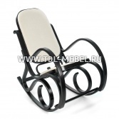 Кресло качалка Венге/ткань бежевая