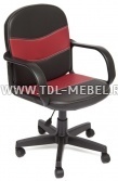 Офисное Кресло Baggi(красный/чёрный)