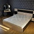 Кровать Бася  с закроватным модулем венге/белфорд